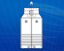 Industrial evaporative coolers