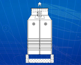 Industrial cooling towers