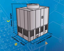 Enfriador evaporativo completo