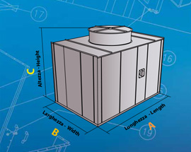 Enfriador evaporativo seccin superior